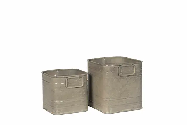 Pot Square Greige