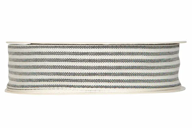 Dekorationsband Stribe Svart 25 mm