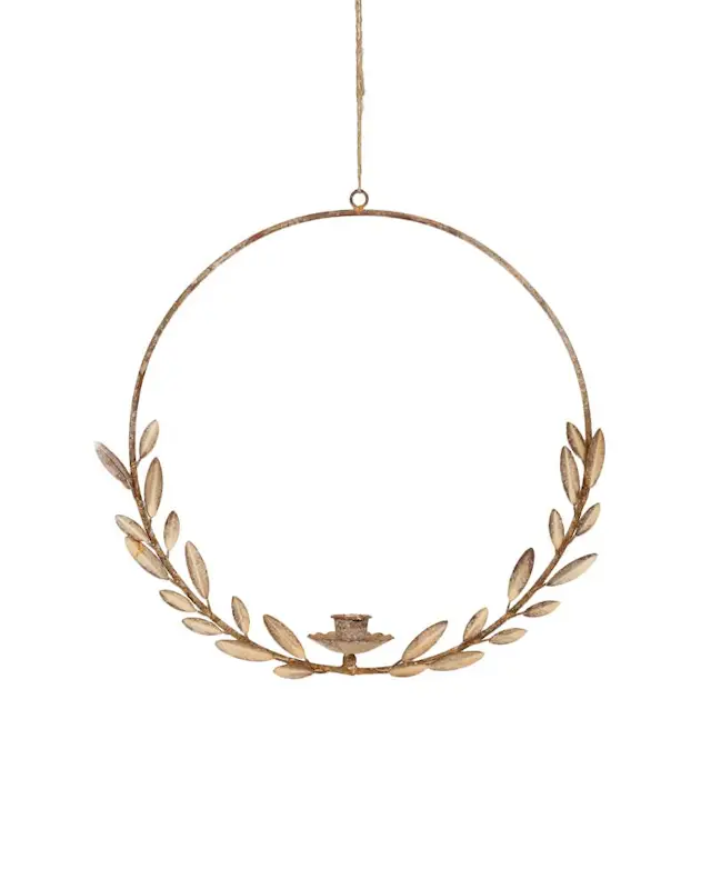 Ljushållare Leonora Floral Beige