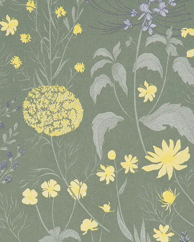 Presentpapper Hortensia Grön