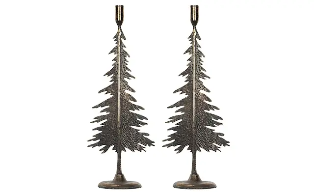 Ljusstake Gran Ärgad Mässing