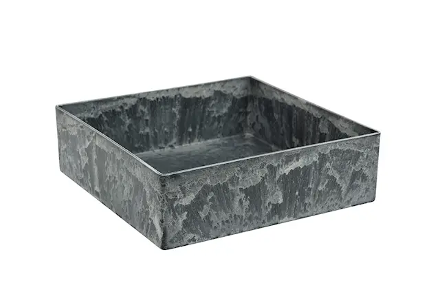 Pot Square Grey
