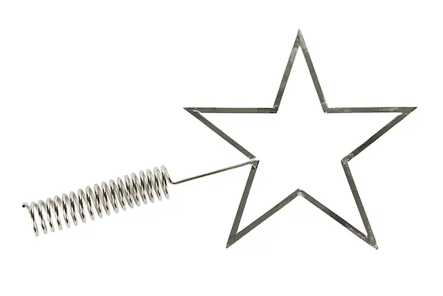 Julgransstjärna Silver