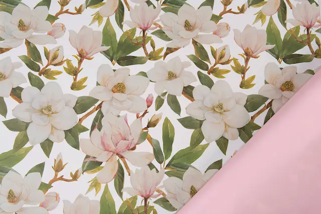 Present-/Krukplast Dubbelsidig Magnolia