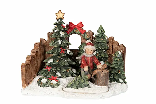 Dekoration Granar Utomhus med LED-ljus