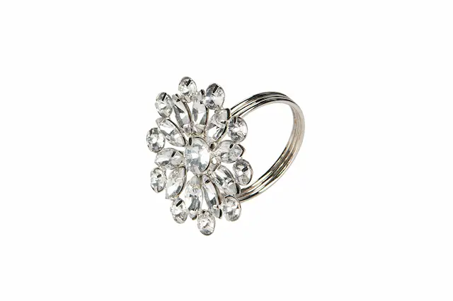 Servettring Claudia Silver