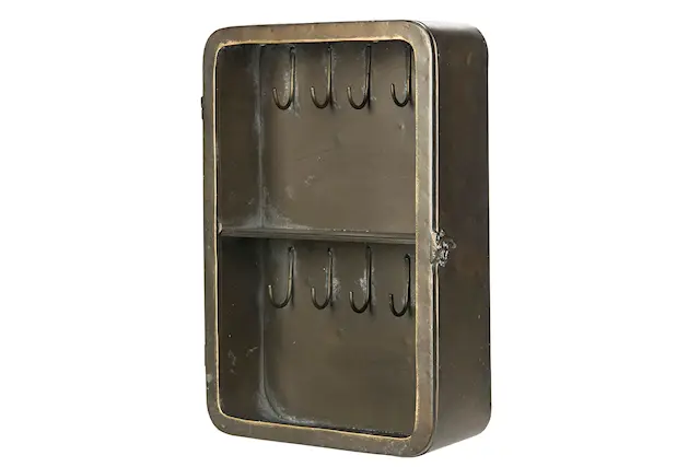 Key Cabinet Antique Brass