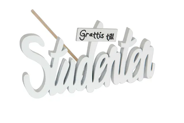 Stick Grattis Till Studenten White