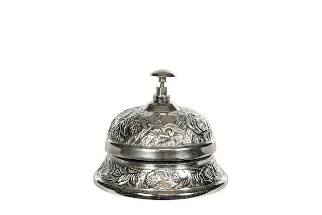 Dekoration Ringklocka Antik Silver