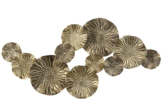 Väggdekoration Metallblad