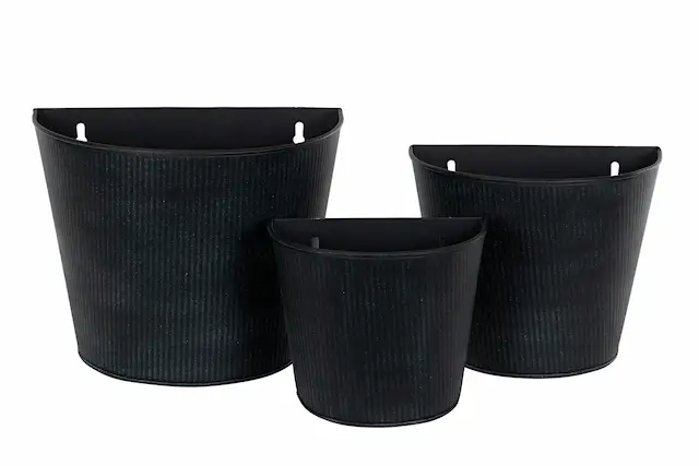 Väggampel Stripe Svart