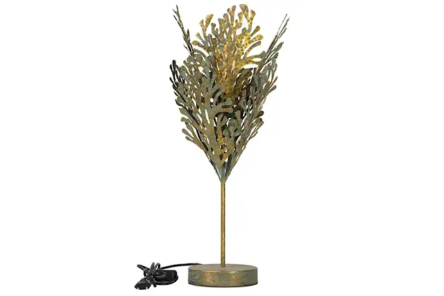 Lamp Leaf Patina Gold