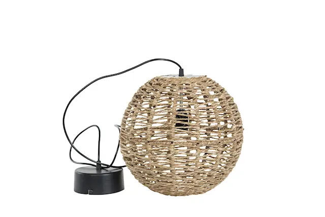 Taklampa Rund Jute