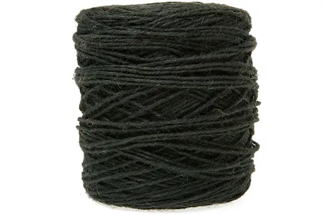 Natursnöre Svart 4 mm