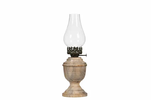 Lantern Tealight Nor Wood Antique/Olive