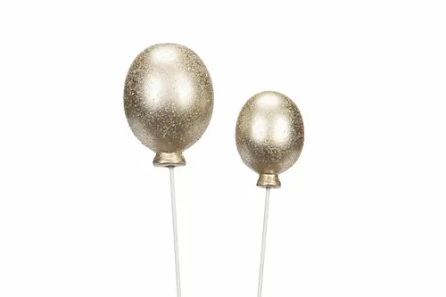 Stick Balloon Champagne Mix Poly