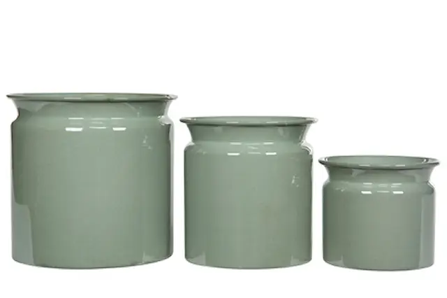 Kruka Otis Emalj Grön