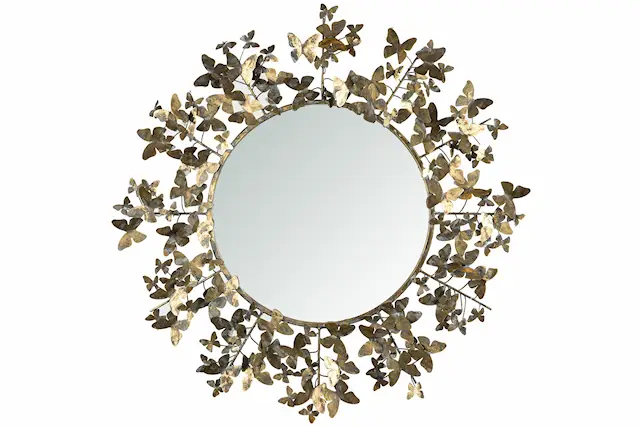 Spegel Fjäril Guldbrun