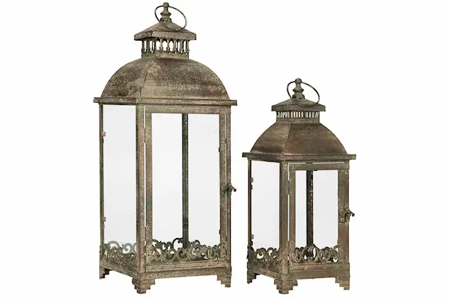 Lantern Cleo Metal Green