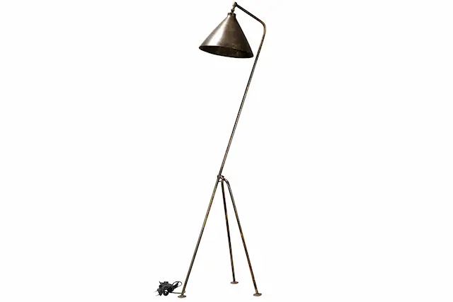 Floor Lamp Antique Brown
