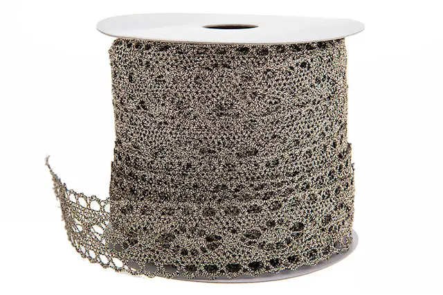 Dekorationsband Spets Brons