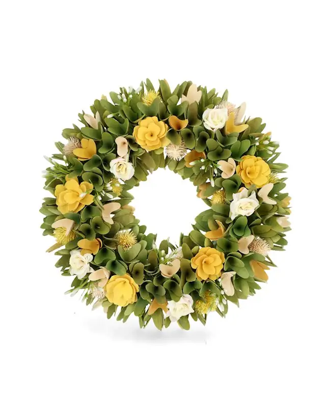 Keltaiset ruusukranssit