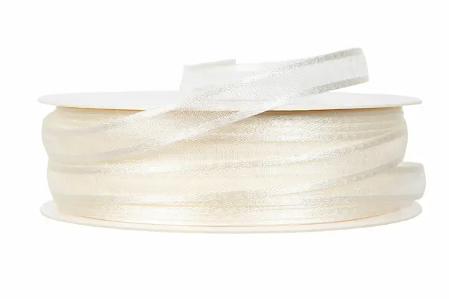 Dekorationsband Prego Vit 10 mm