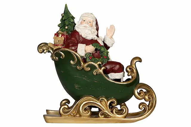 Dekoration Tomte Släde