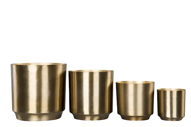 Pot Stilig Brushed Brass