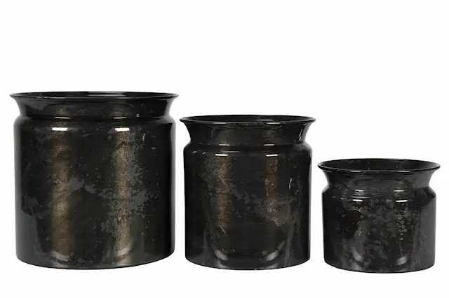 Pot Otis Grey Onyx