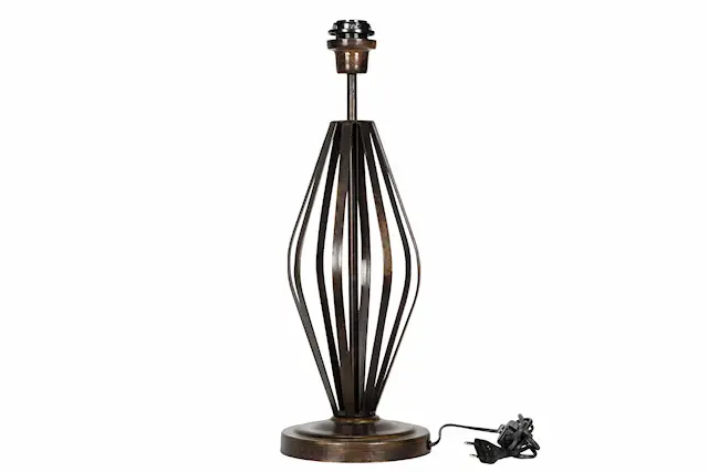Lampfot Laurita Antik Brun