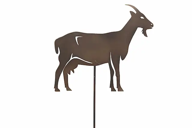 Trädgårdsdekoration Stick Get Metall Brun