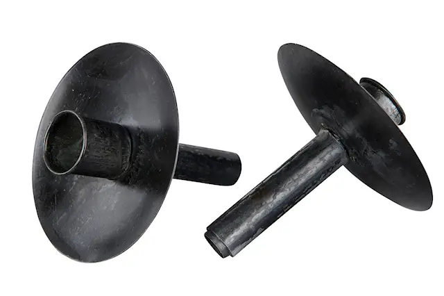 Candle Holder Bottle Black