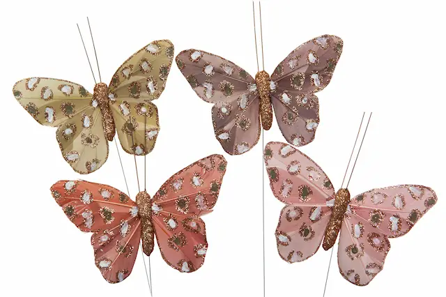 Stick Fjäril Sparkly Mix