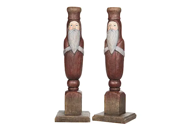 Ljusstake Tomte Röd