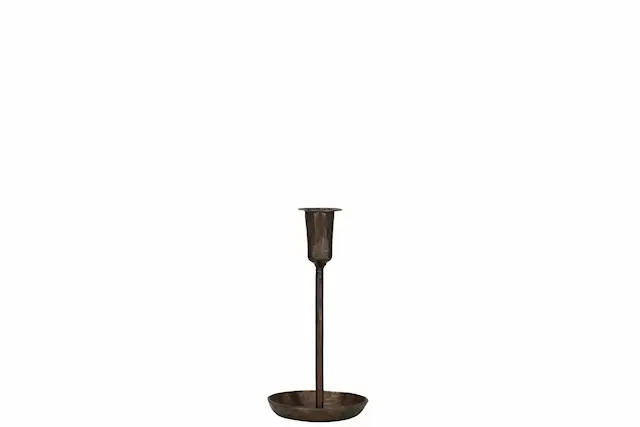 Ljusstake Metall Brun