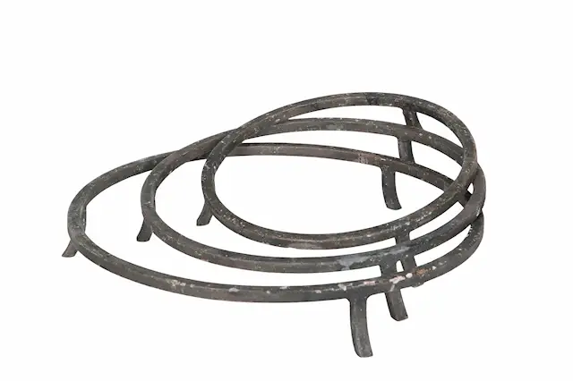 Krukring På Fot Metall