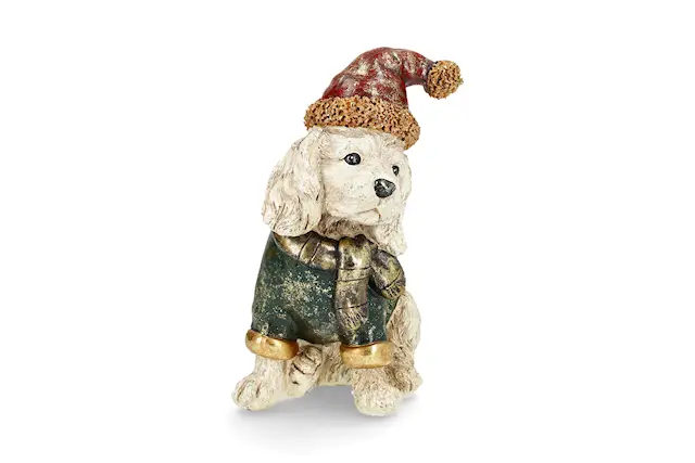 Dekoration Hund Med Luva