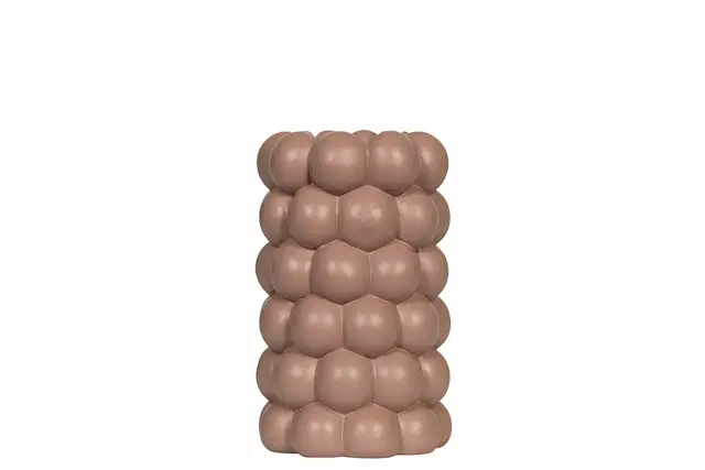 Ljushållare Bubbly Brunrosa Rund