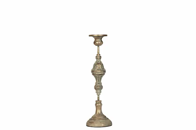 Kron/Blockljusstake Largo Guld