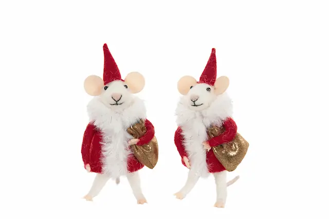 Ulldjur Möss Tomte