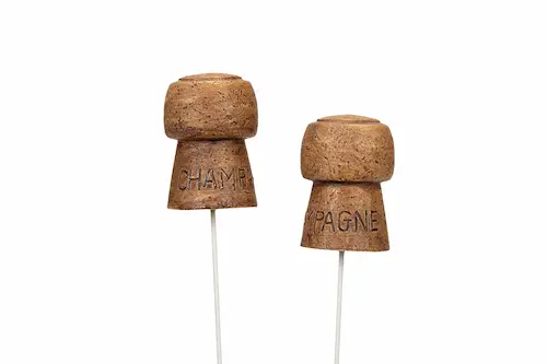 Champagne Cork Stick Poly