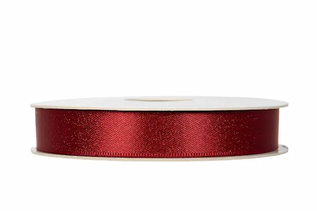 Dekorationsband Victoria Röd 15 mm