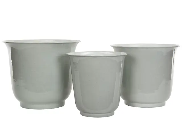 Kruka Big Flair Emalj Stone