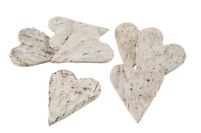 Näver Hjärta Avlång