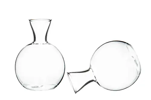 Vase Ball Standing/Hanging Clear