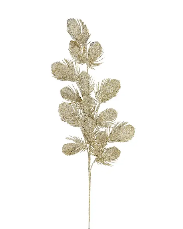 Decoration Feather Gold