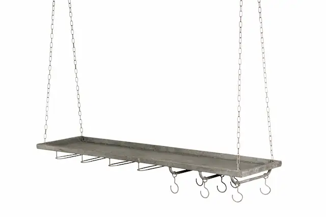 Hylla utomhus Häng Mellan Metall