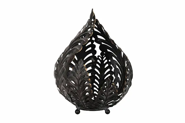 Candle Holder Bud Black