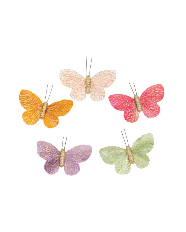 Clip Fjäril Juniper Mix